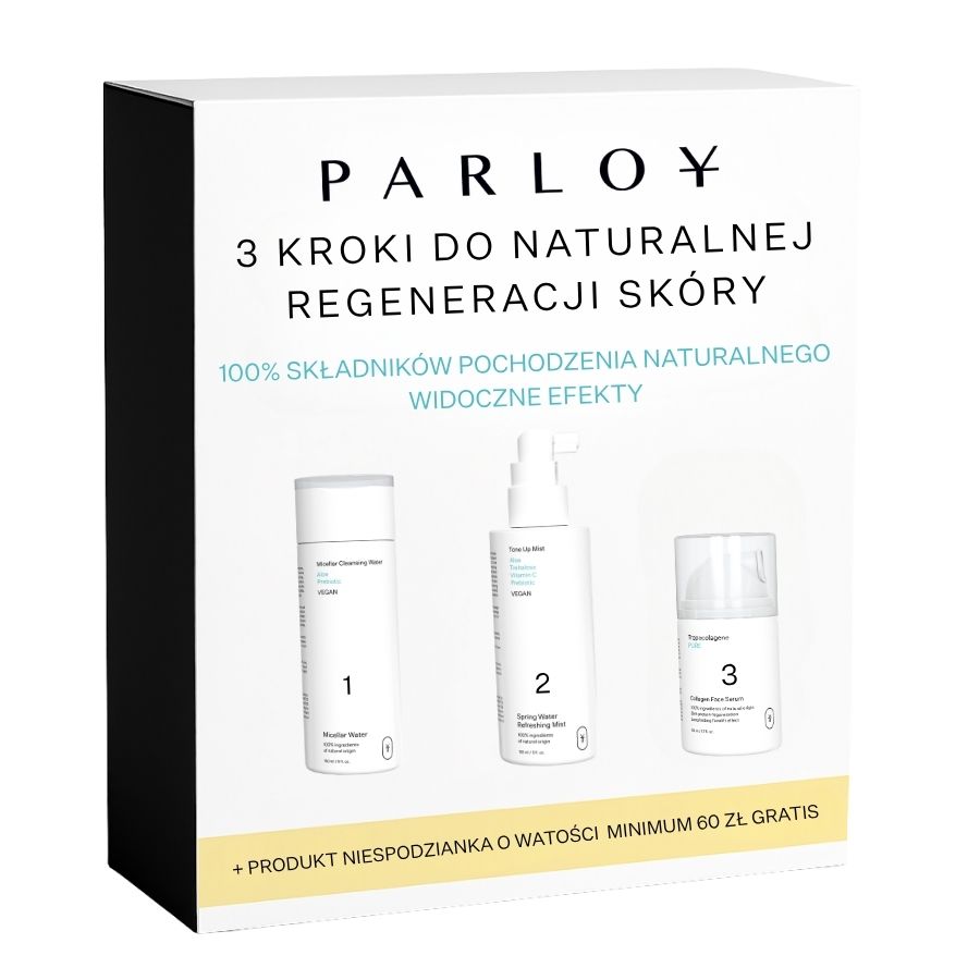 PARLOY 3 KROKI DO NATURALNEJ REGENERACJI SKÓRY